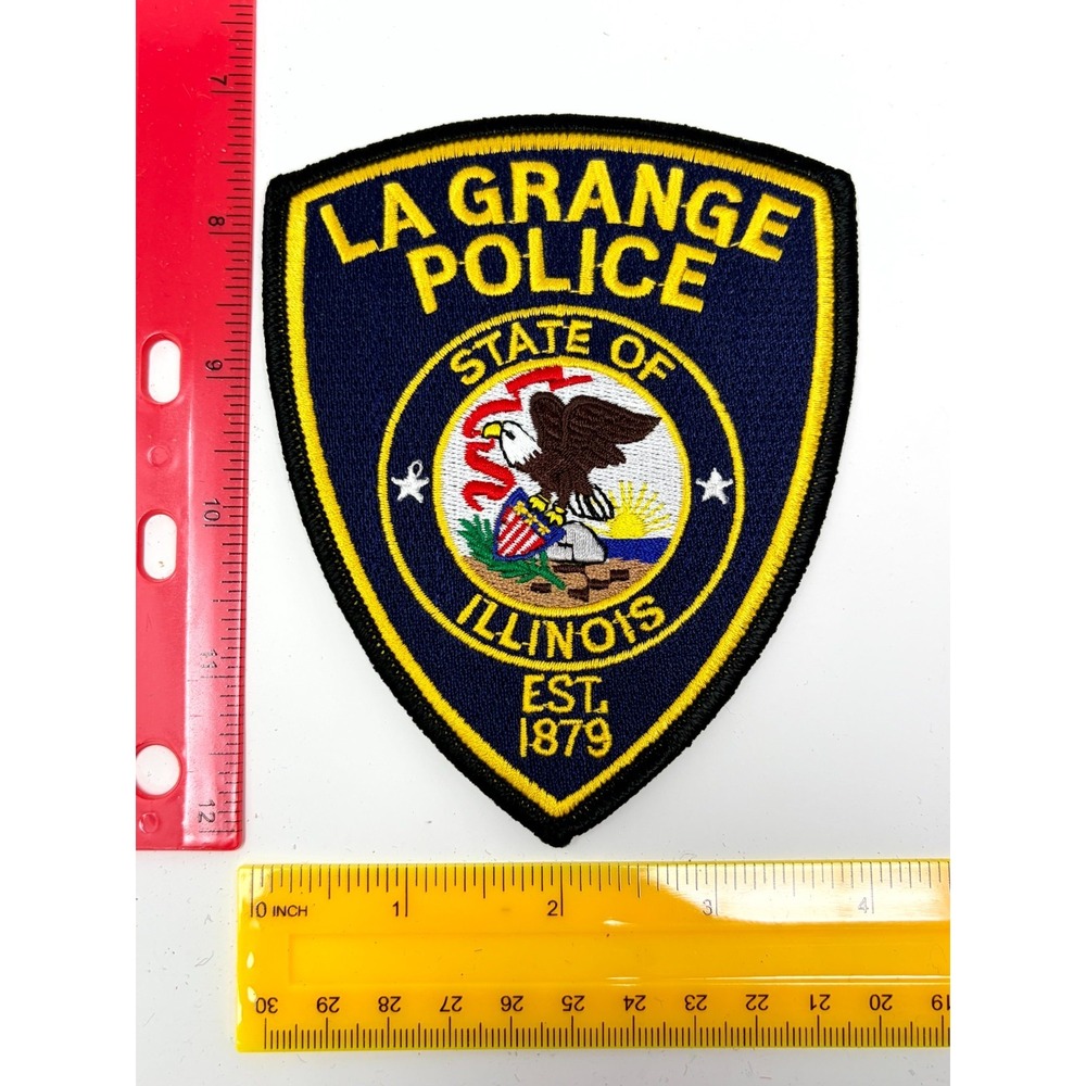 La Grange Police State of Illinois IL Embroidered Shoulder Patch